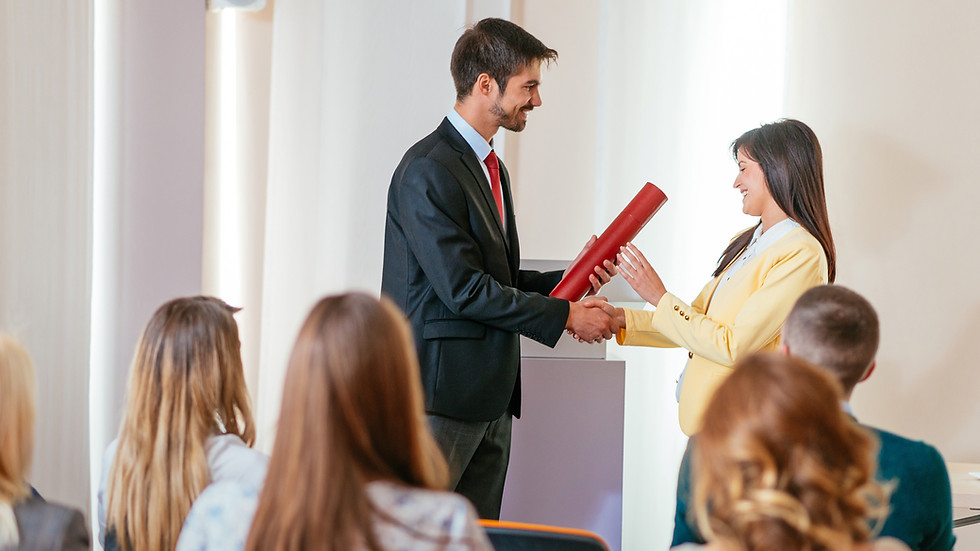 Award Ceremony Moment