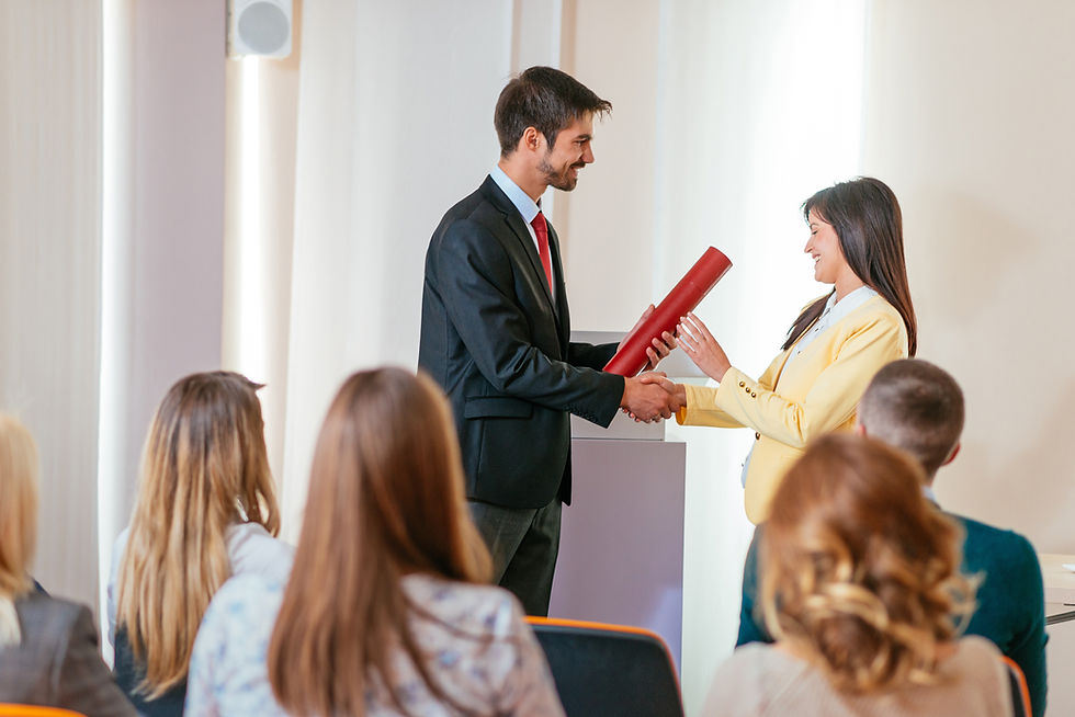 Award Ceremony Moment