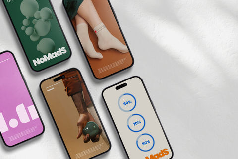 Colorful App Screens Showcase