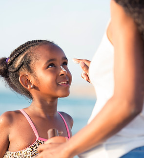 Applying Sunscreen