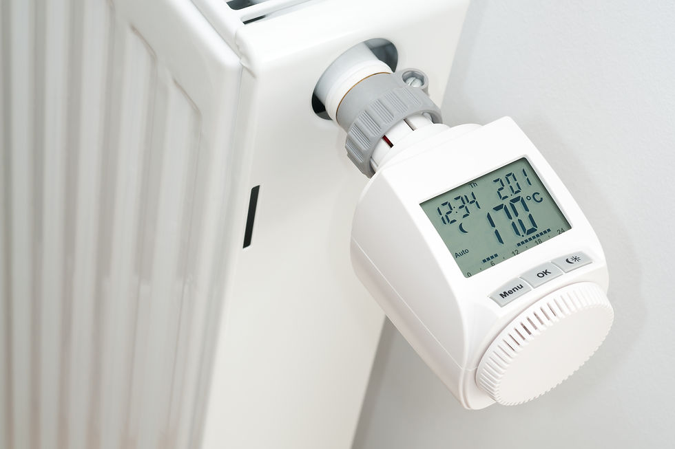 Radiator electronic thermostat