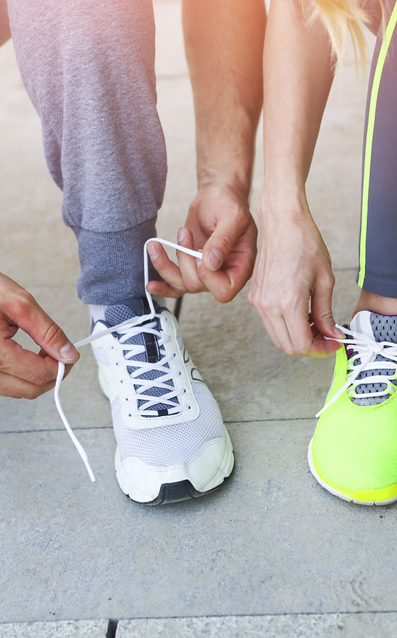 Preparándose para correr