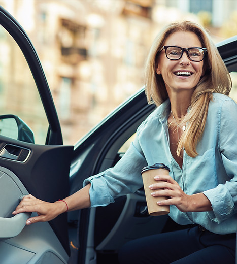 Getting out of a car