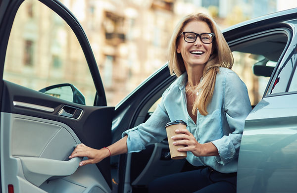 Getting out of a car