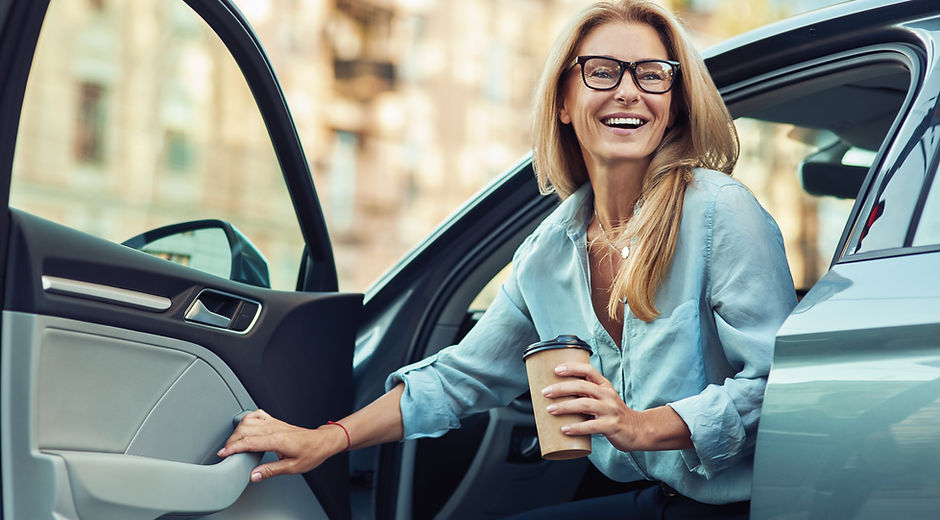 Getting out of a car
