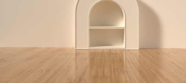 Piso de madeira de lei