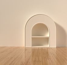 Conception d'étagères minimalistes