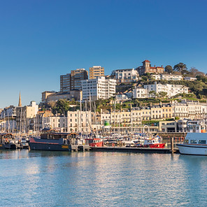 The resort of Torquay in South Devon