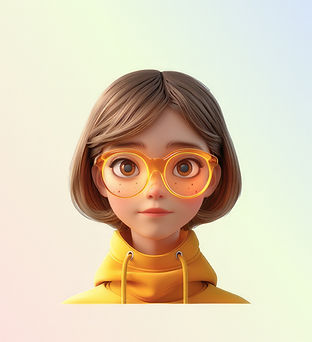Animated Girl Portrait