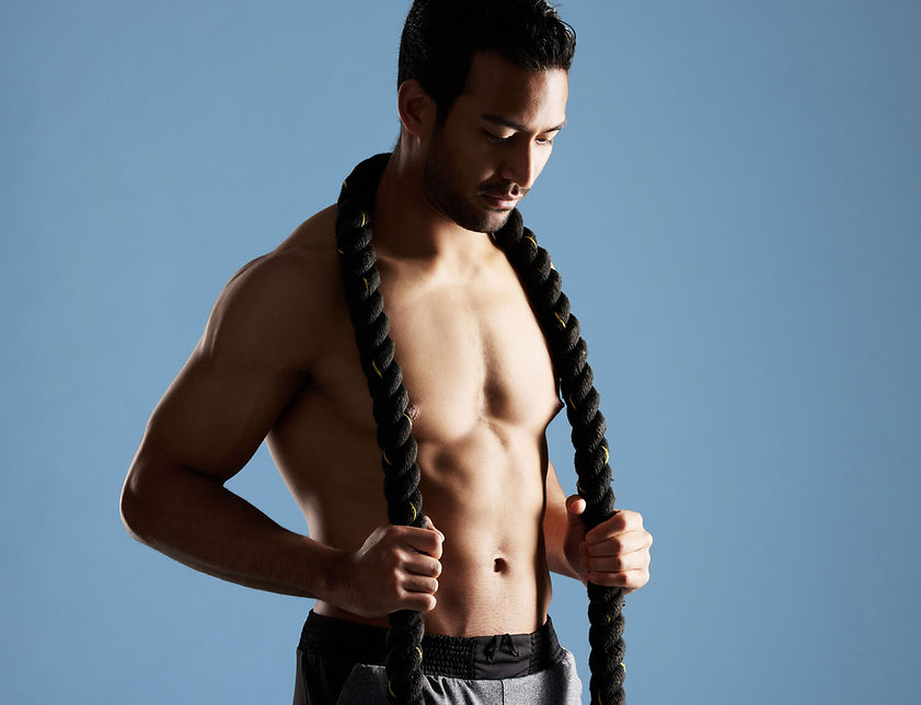 Man With Fitness Rope