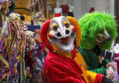 Maske für den Faschingsdienstag