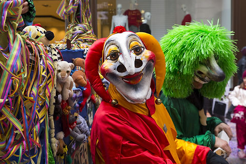 Maske für den Faschingsdienstag