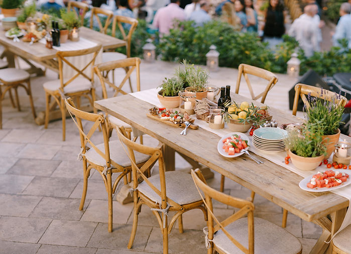 Outdoor Dining Setup