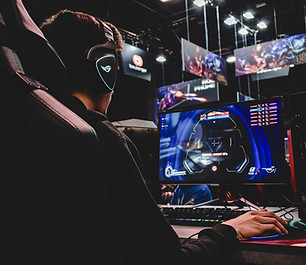 Competitive gaming setup