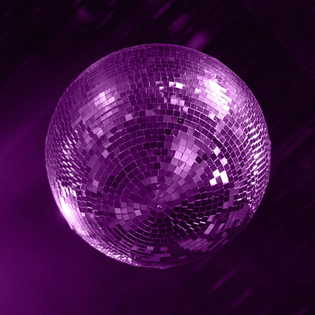 Purple Disco Ball