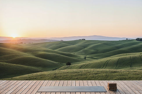 Sunrise Over Hills