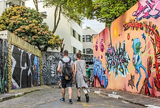 Street with Graffiti