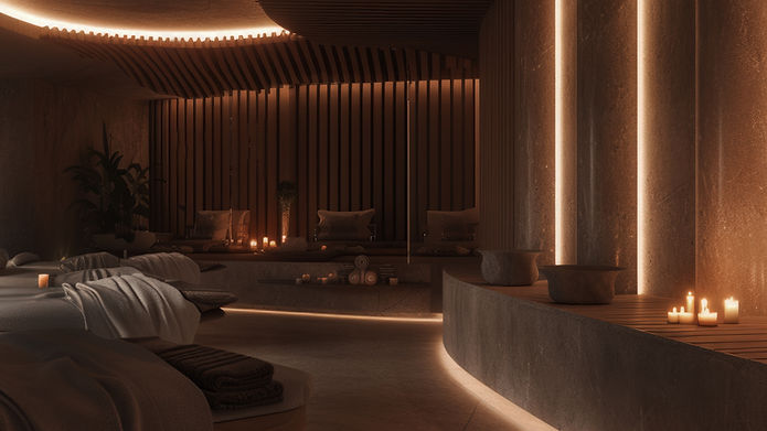 Relaxing Spa Interior