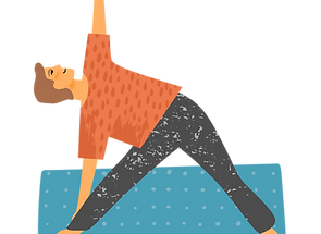 Personne pratiquant le yoga