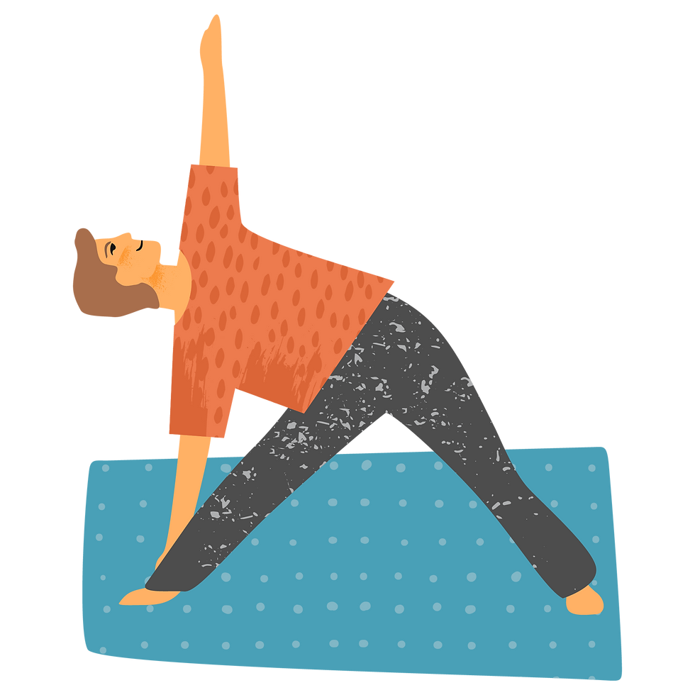 Yoga Pose Illustration