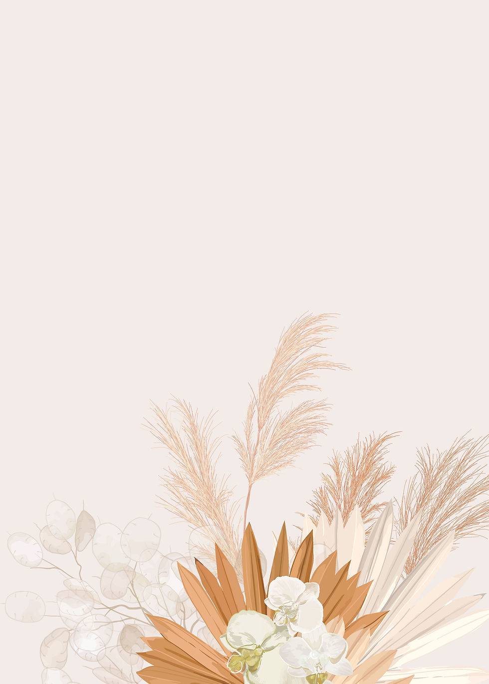 Boho Floral Composition