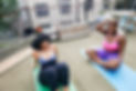 Smiling on Yoga Mats