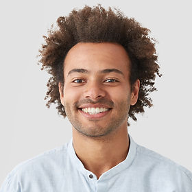 A young Afro guy