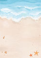 Beach and Ocean Scene