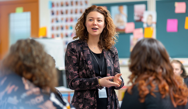 Teacher Leading Classroom