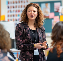Teacher Leading Class