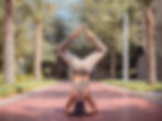Yoga outdoors