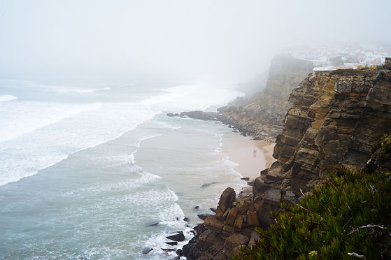 Foggy Coastal View