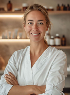 Smiling professional portrait