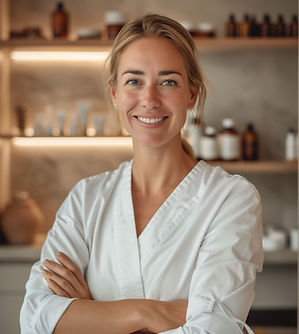 Femme professionnelle souriante