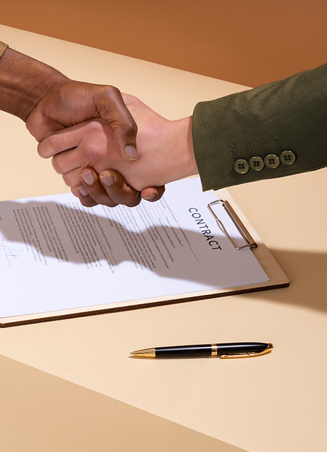 Handshake Over Contract