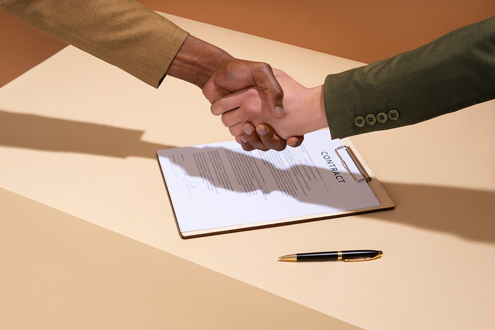 Handshake Over Contract