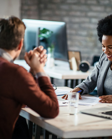 Una reunión de negocios