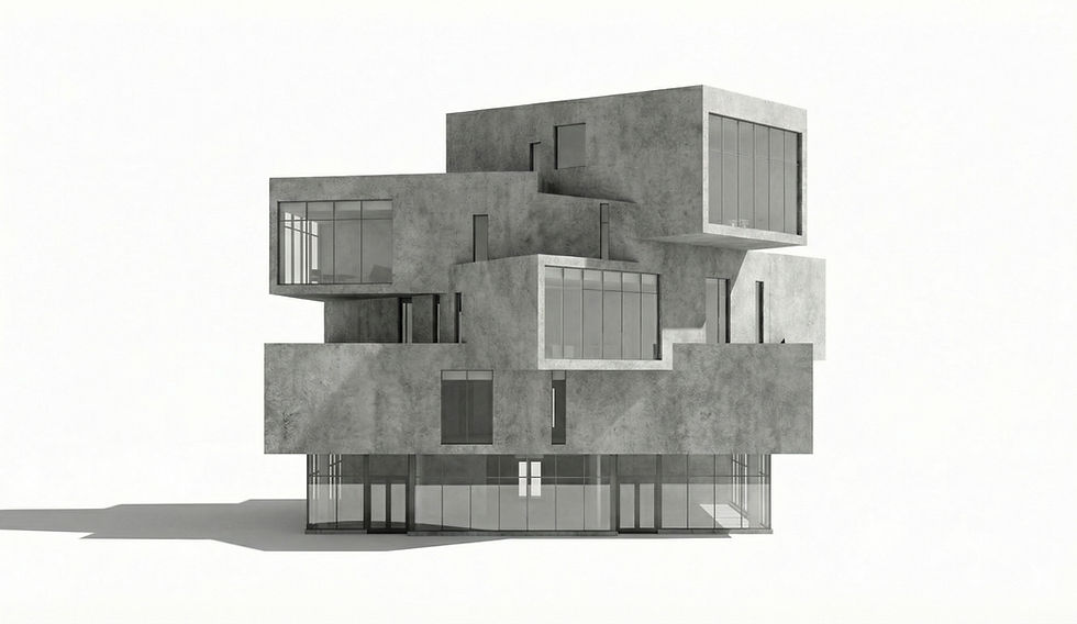 Modern Concrete Building