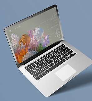 Écran d'accueil de l'ordinateur portable