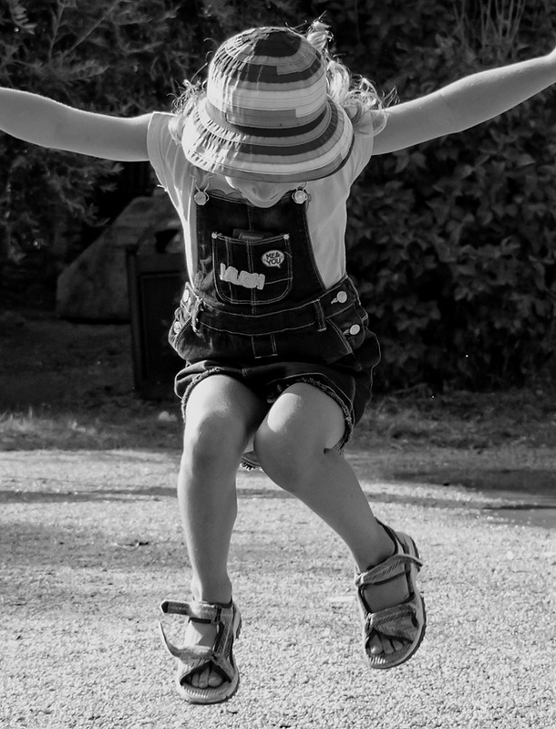 Happy Girl Jumping