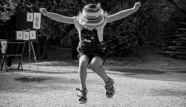 Happy Girl Jumping
