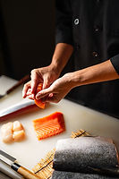 Preparing Fresh Salmon