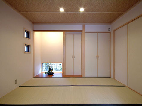 和室 和 日本間 畳 家 生け花 床の間 花