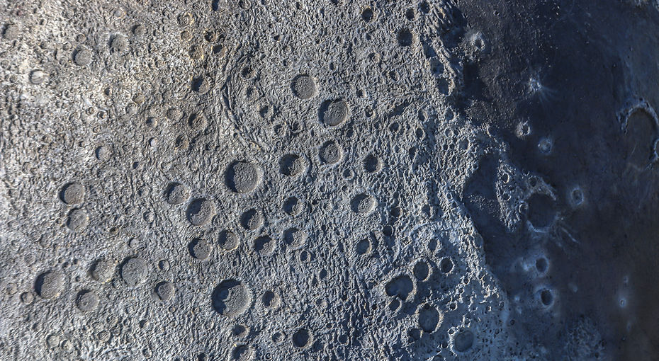 Lunar Surface Craters
