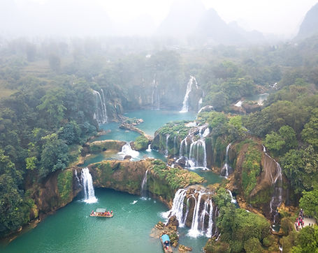 Detian Falls in Ban Gioc, Vietnam