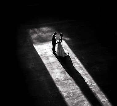 Dramatic Wedding Shot