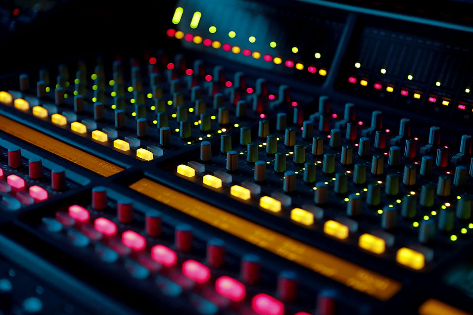 Consola de mezcla de audio