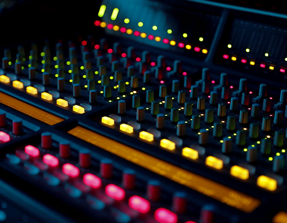 Consola de mezcla de audio