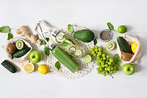 Anzeige gesunder Zutaten