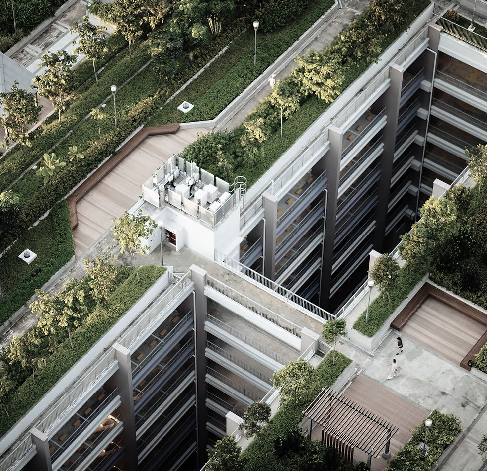 Mehrstöckiges Parkhaus